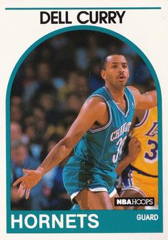 1989-90 Hoops #299 Dell Curry Front