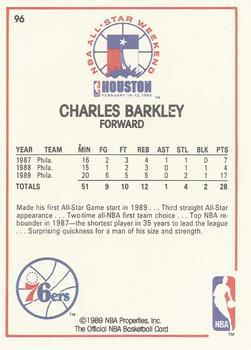 1989-90 Hoops #96 Charles Barkley Back