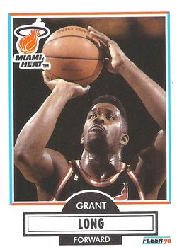 1990-91 Fleer #100 Grant Long Front