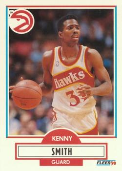1990-91 Fleer #4 Kenny Smith Front