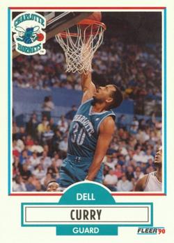 1990-91 Fleer #18 Dell Curry Front