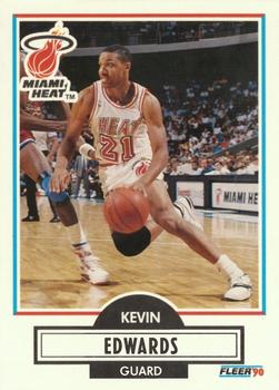 1990-91 Fleer #99 Kevin Edwards Front