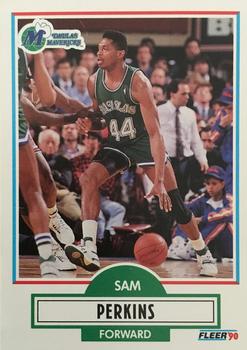 1990-91 Fleer #43 Sam Perkins Front