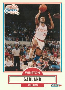 1990-91 Fleer #85 Winston Garland Front
