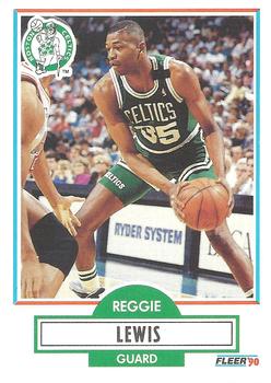 1990-91 Fleer #11 Reggie Lewis Front