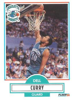 1990-91 Fleer #18 Dell Curry Front