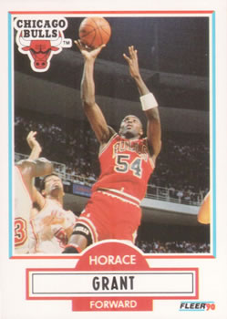 1990-91 Fleer #24 Horace Grant Front