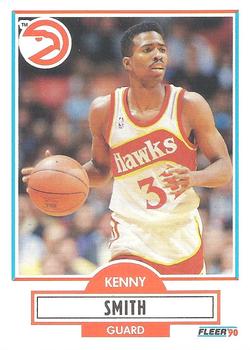 1990-91 Fleer #4 Kenny Smith Front
