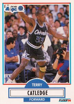 1990-91 Fleer #133 Terry Catledge Front