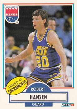 1990-91 Fleer #186 Robert Hansen Front
