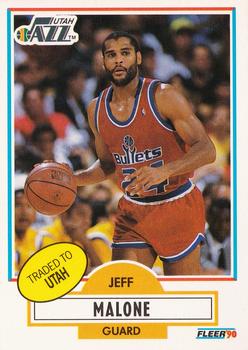1990-91 Fleer #195 Jeff Malone Front