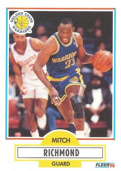1990-91 Fleer #67 Mitch Richmond Front
