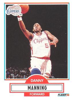 1990-91 Fleer #87 Danny Manning Front