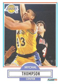1990-91 Fleer #95 Mychal Thompson Front