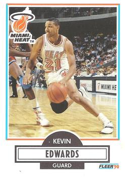1990-91 Fleer #99 Kevin Edwards Front