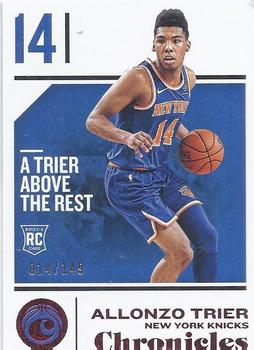 2018-19 Panini Chronicles - Red #3 Allonzo Trier Front