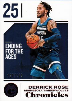 2018-19 Panini Chronicles - Red #26 Derrick Rose Front