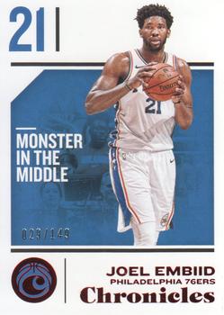 2018-19 Panini Chronicles - Red #46 Joel Embiid Front
