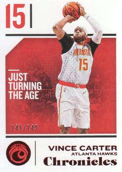 2018-19 Panini Chronicles - Red #97 Vince Carter Front