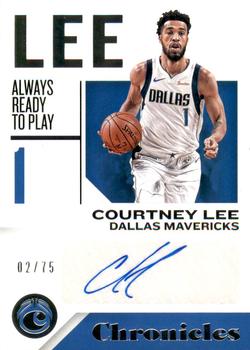 2018-19 Panini Chronicles - Chronicles Signatures #CS-CL Courtney Lee Front