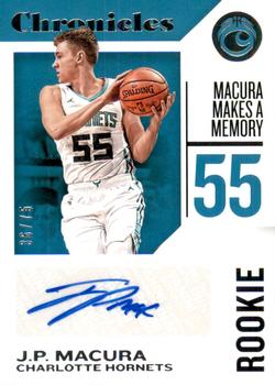 2018-19 Panini Chronicles - Rookie Chronicles Signatures #RC-JPM J.P. Macura Front