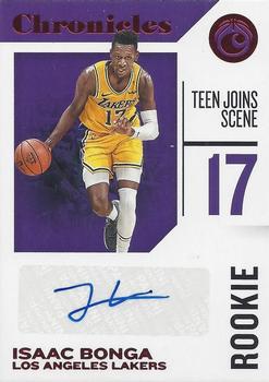 2018-19 Panini Chronicles - Rookie Chronicles Signatures Red #RC-IBG Isaac Bonga Front
