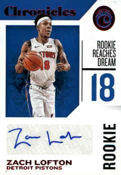 2018-19 Panini Chronicles - Rookie Chronicles Signatures Red #RC-ZLF Zach Lofton Front