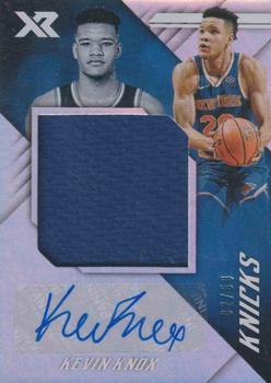2018-19 Panini Chronicles - XR Rookie Jumbo Swatch Autographs #XR-KKN Kevin Knox Front