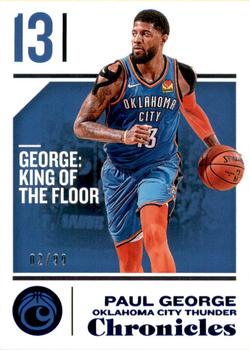 2018-19 Panini Chronicles - Blue #83 Paul George Front
