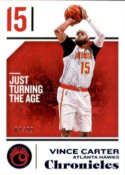 2018-19 Panini Chronicles - Blue #97 Vince Carter Front