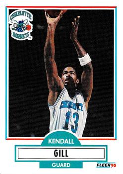 1990-91 Fleer Update #U-11 Kendall Gill Front