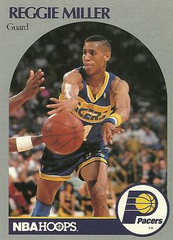 1990-91 Hoops #135 Reggie Miller Front