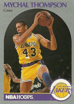 1990-91 Hoops #160 Mychal Thompson Front