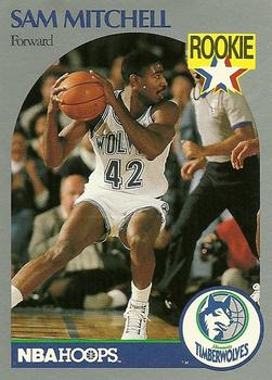 1990-91 Hoops #188 Sam Mitchell Front