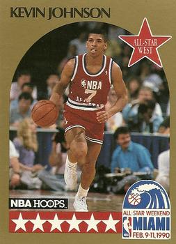 1990-91 Hoops #19 Kevin Johnson Front