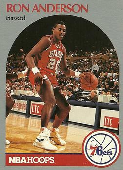 1990-91 Hoops #224 Ron Anderson Front