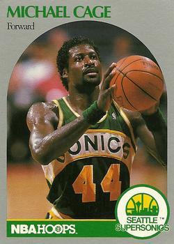 1990-91 Hoops #275 Michael Cage Front