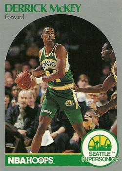 1990-91 Hoops #281 Derrick McKey Front