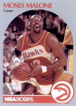 1990-91 Hoops #31 Moses Malone Front