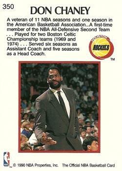 1990-91 Hoops #350 Don Chaney Back
