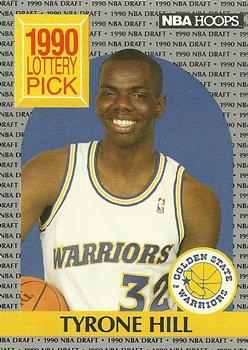 1990-91 Hoops #400 Tyrone Hill Front