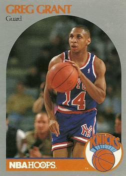 1990-91 Hoops #421 Greg Grant Front
