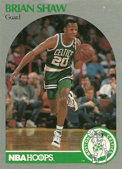 1990-91 Hoops #48 Brian Shaw Front