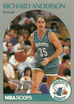 1990-91 Hoops #49 Richard Anderson Front