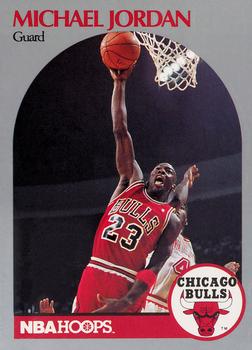 1990-91 Hoops #65 Michael Jordan Front
