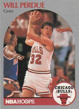 1990-91 Hoops #68 Will Perdue Front