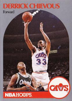 1990-91 Hoops #72 Derrick Chievous Front