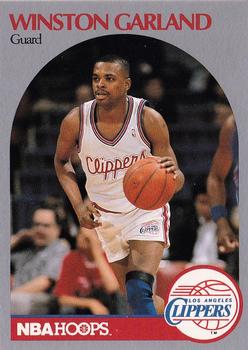 1990-91 Hoops #143 Winston Garland Front