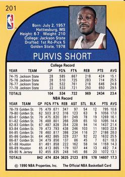 1990-91 Hoops #201 Purvis Short Back