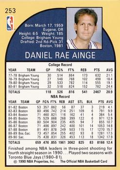 1990-91 Hoops #253 Danny Ainge Back